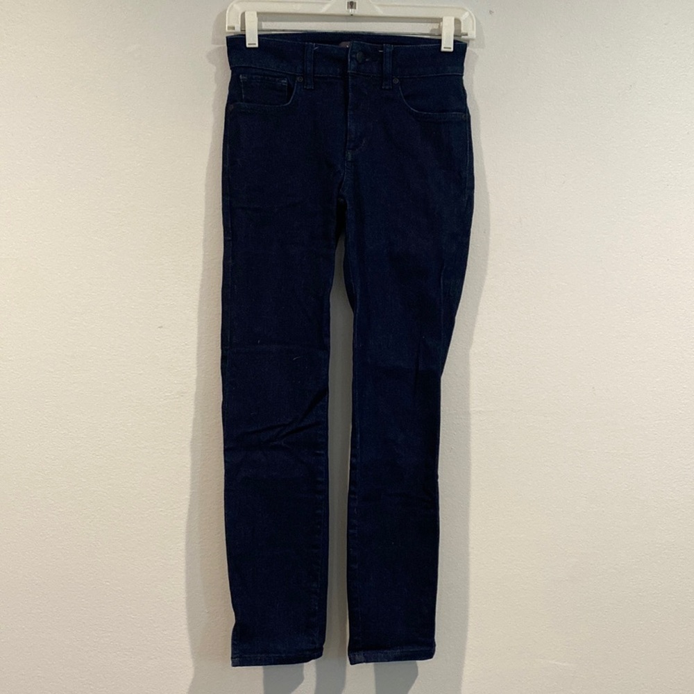 NYDJ Not Your Daughters Jeans Skinny Ankle Dark Wash Denim Jeans - Size 00
